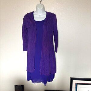 Serena Williams size M deep purple dress